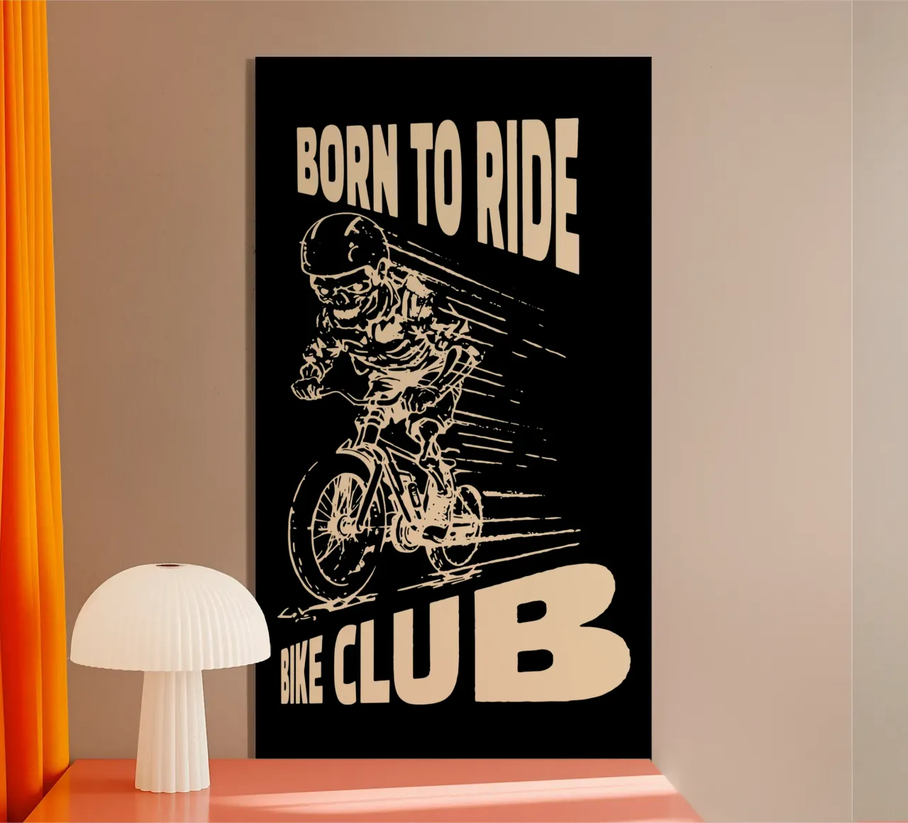 Born to Ride acrylic glass by Gunawan Rb