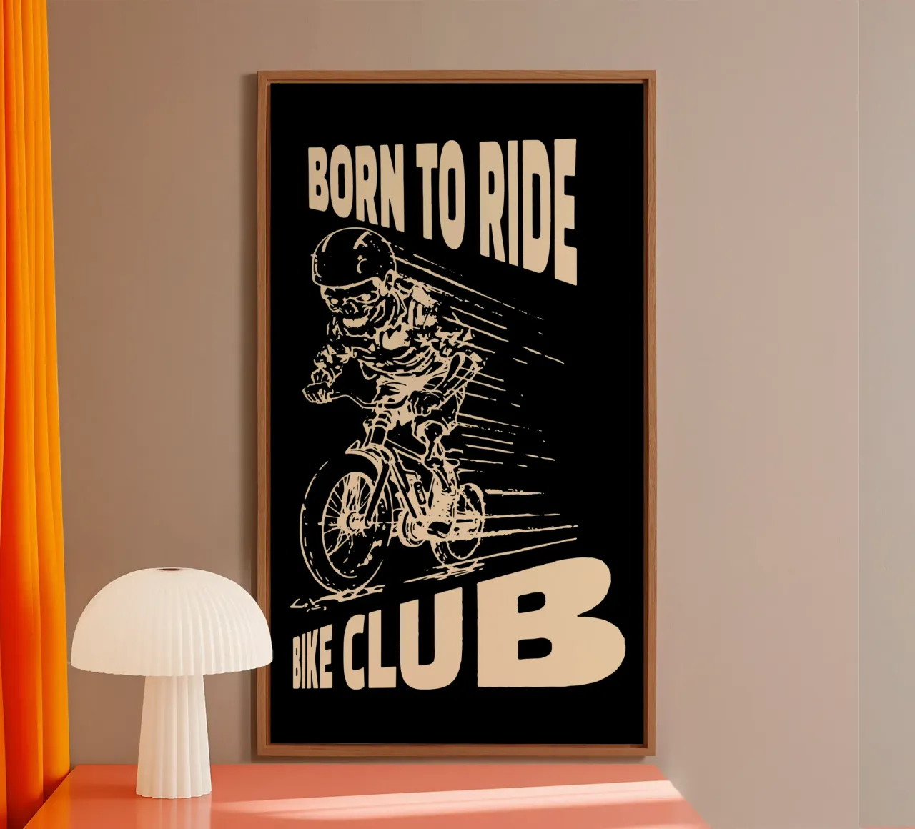 Born to Ride alu-dibond by Gunawan Rb