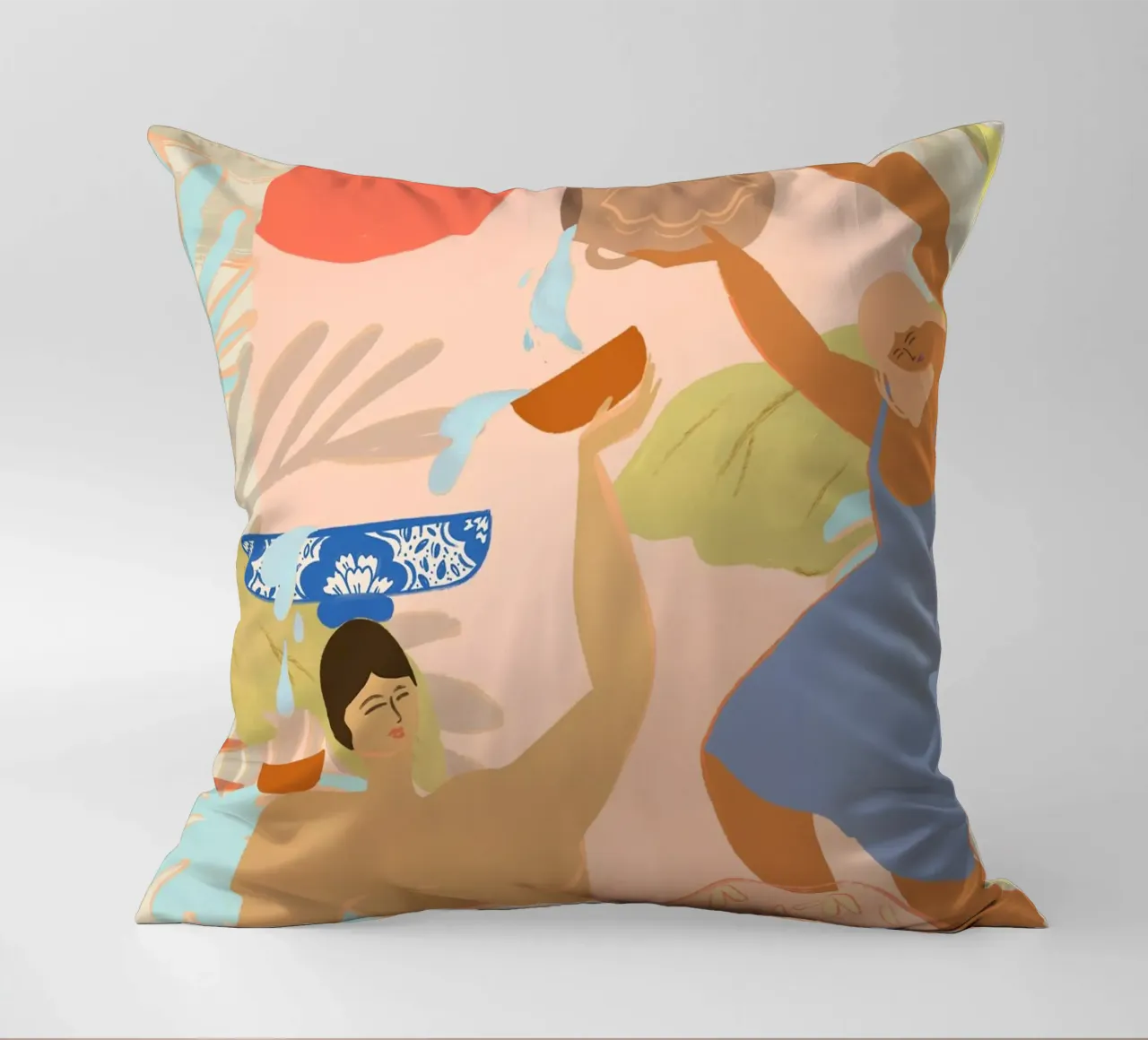Water Play decorative cushion by Arty Guava