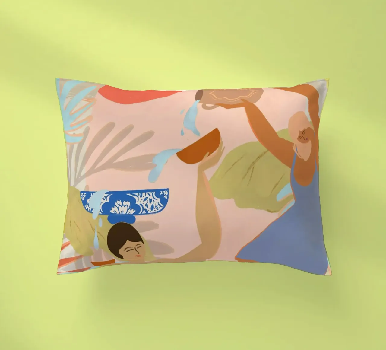 Water Play decorative cushion by Arty Guava