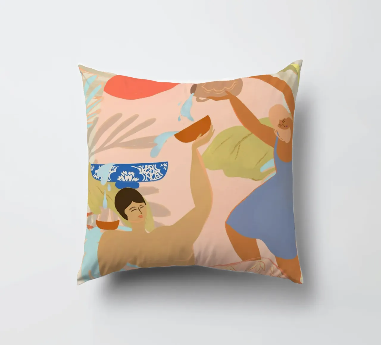 Water Play decorative cushion by Arty Guava