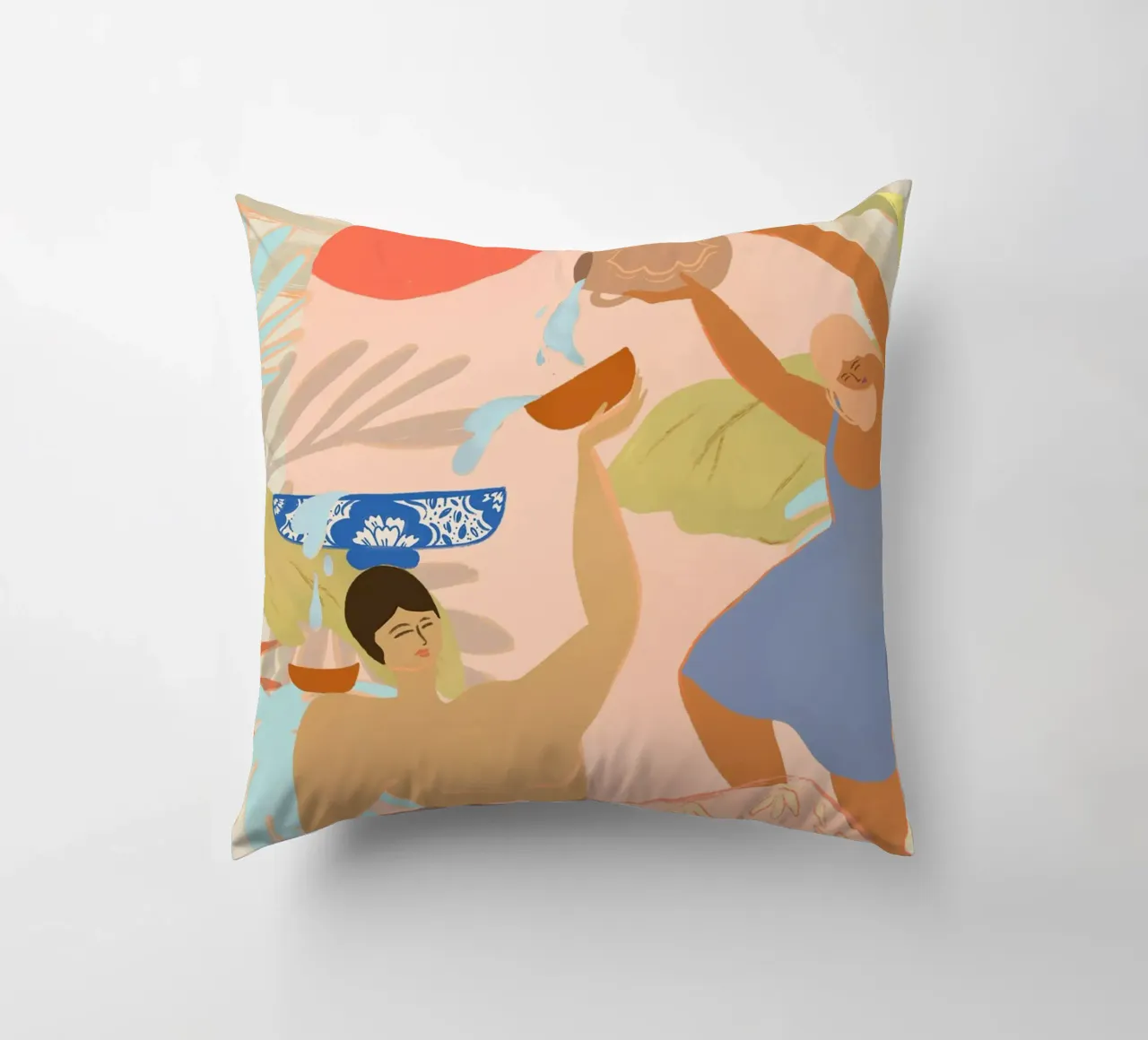 Water Play decorative cushion by Arty Guava