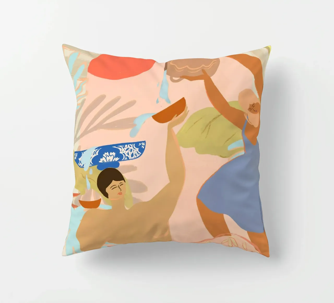 Water Play decorative cushion by Arty Guava