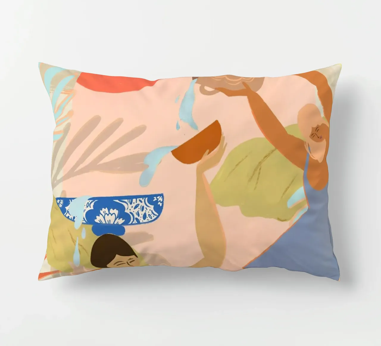 Water Play decorative cushion by Arty Guava