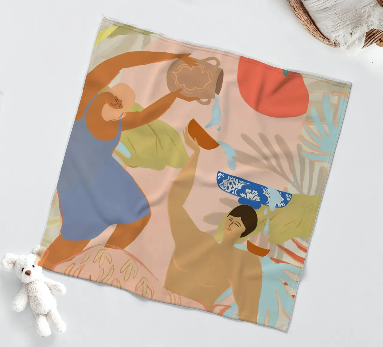 Water Play fleece blanket by Arty Guava