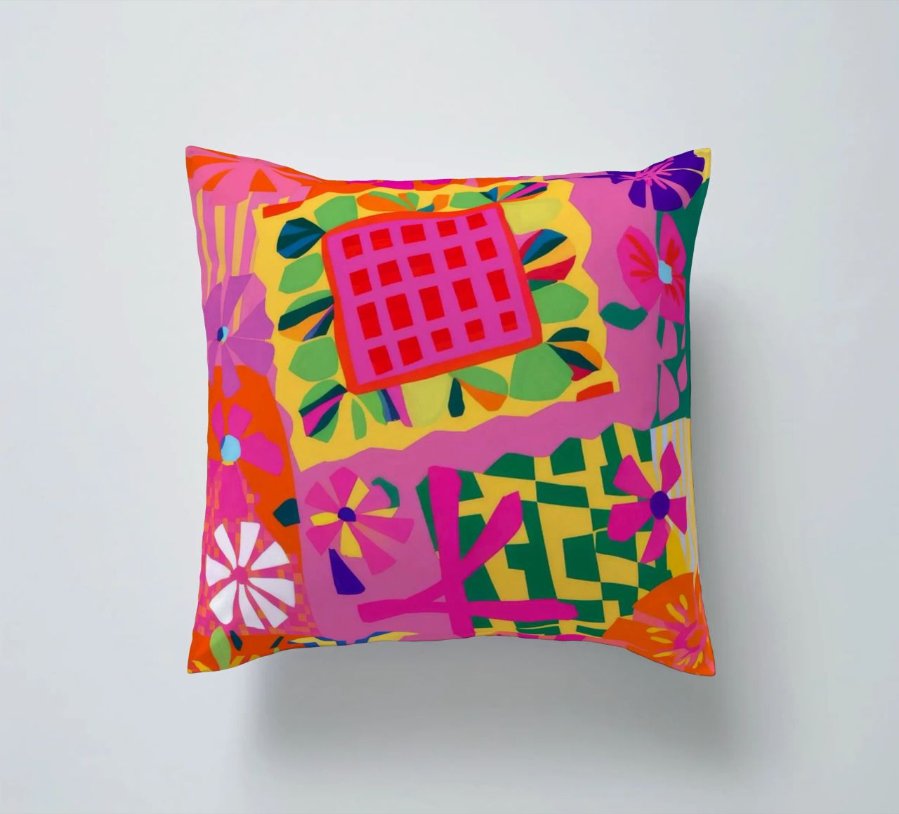 Flower Quilt Cheer decorative cushion by Zep Layers