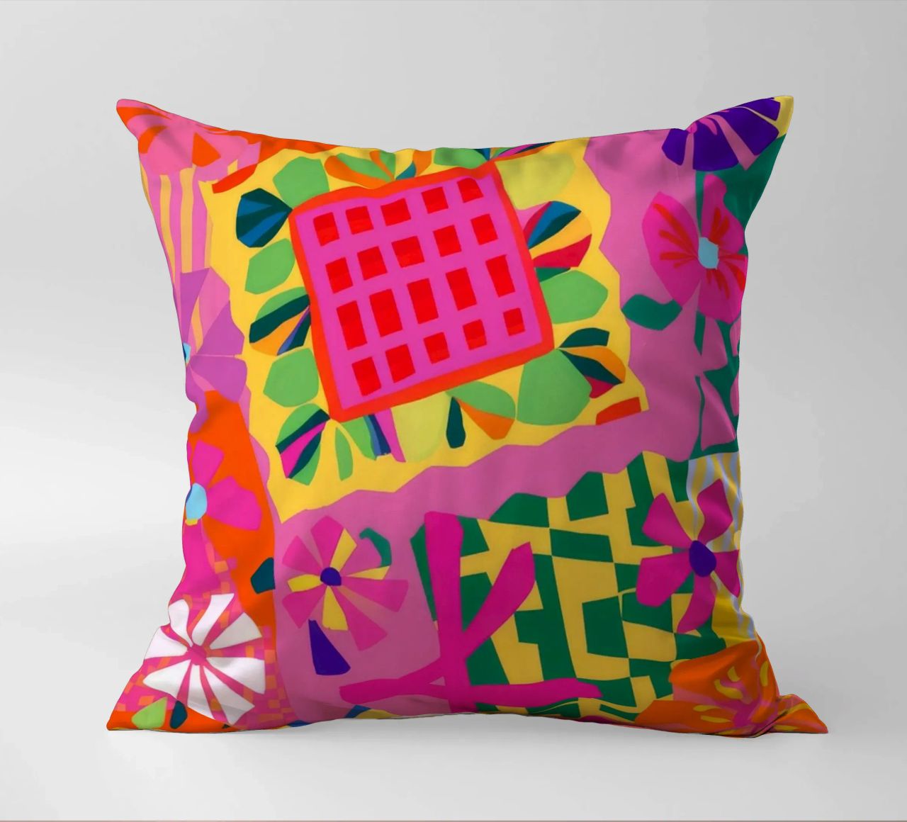 Flower Quilt Cheer decorative cushion by Zep Layers