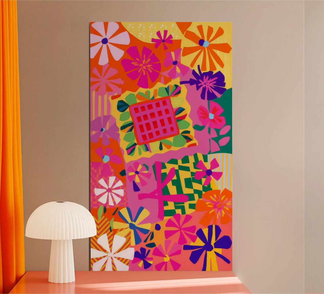 Blumensteppdecke Cheer Poster von Zep Layers
