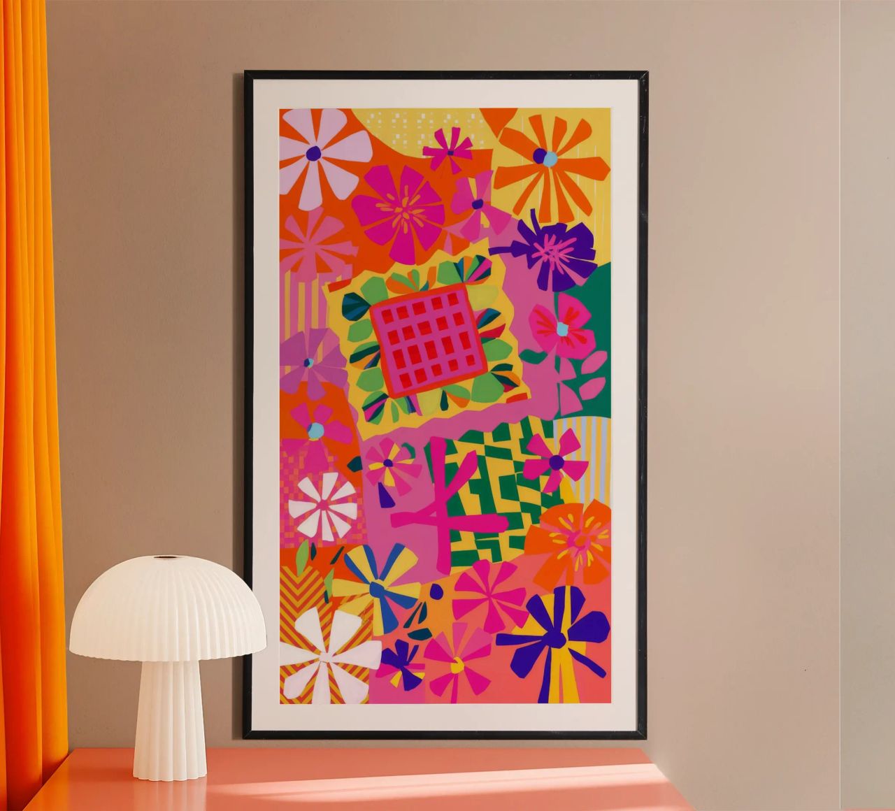 Blumensteppdecke Cheer Poster von Zep Layers