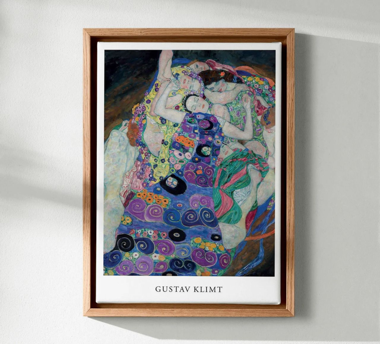 The Virgin by Gustav Klimt Leinwand von Super Art