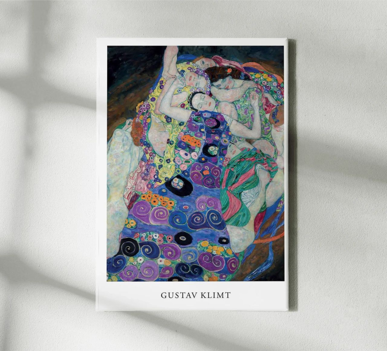 The Virgin by Gustav Klimt Leinwand von Super Art