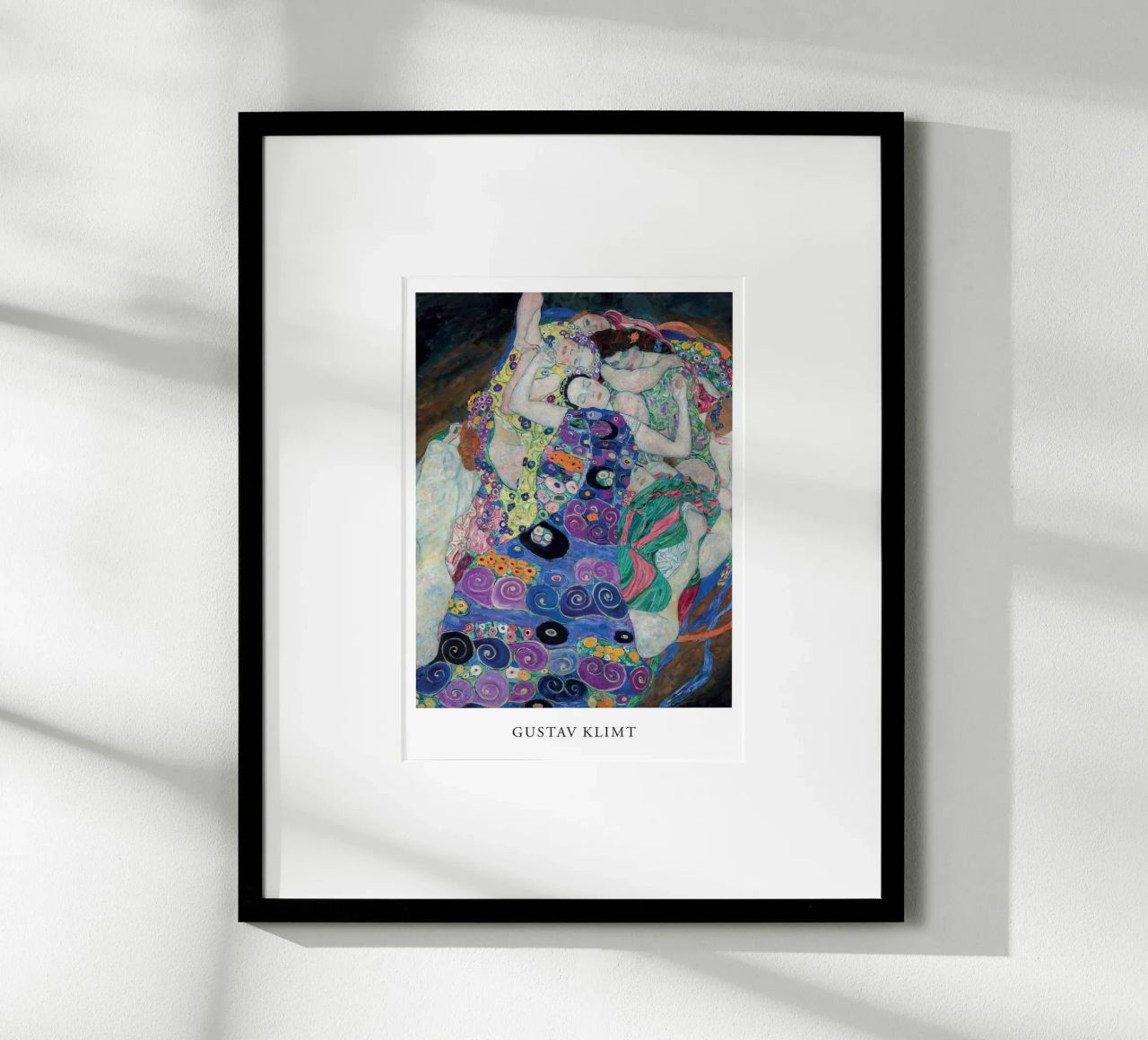 The Virgin by Gustav Klimt Poster von Super Art