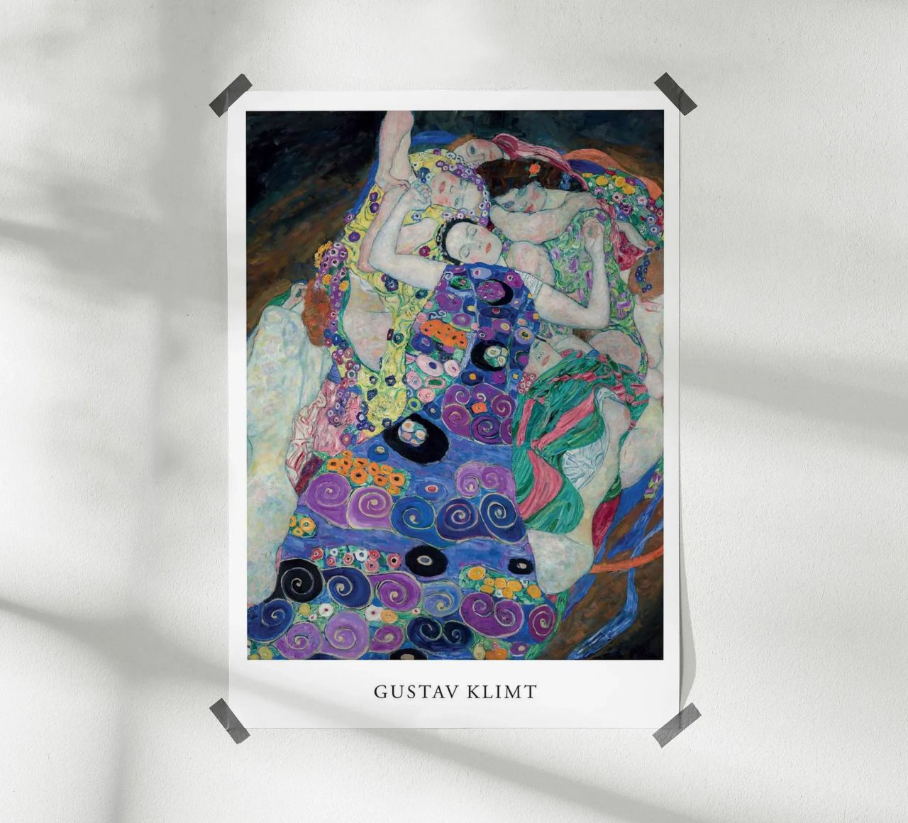 The Virgin by Gustav Klimt Poster von Super Art