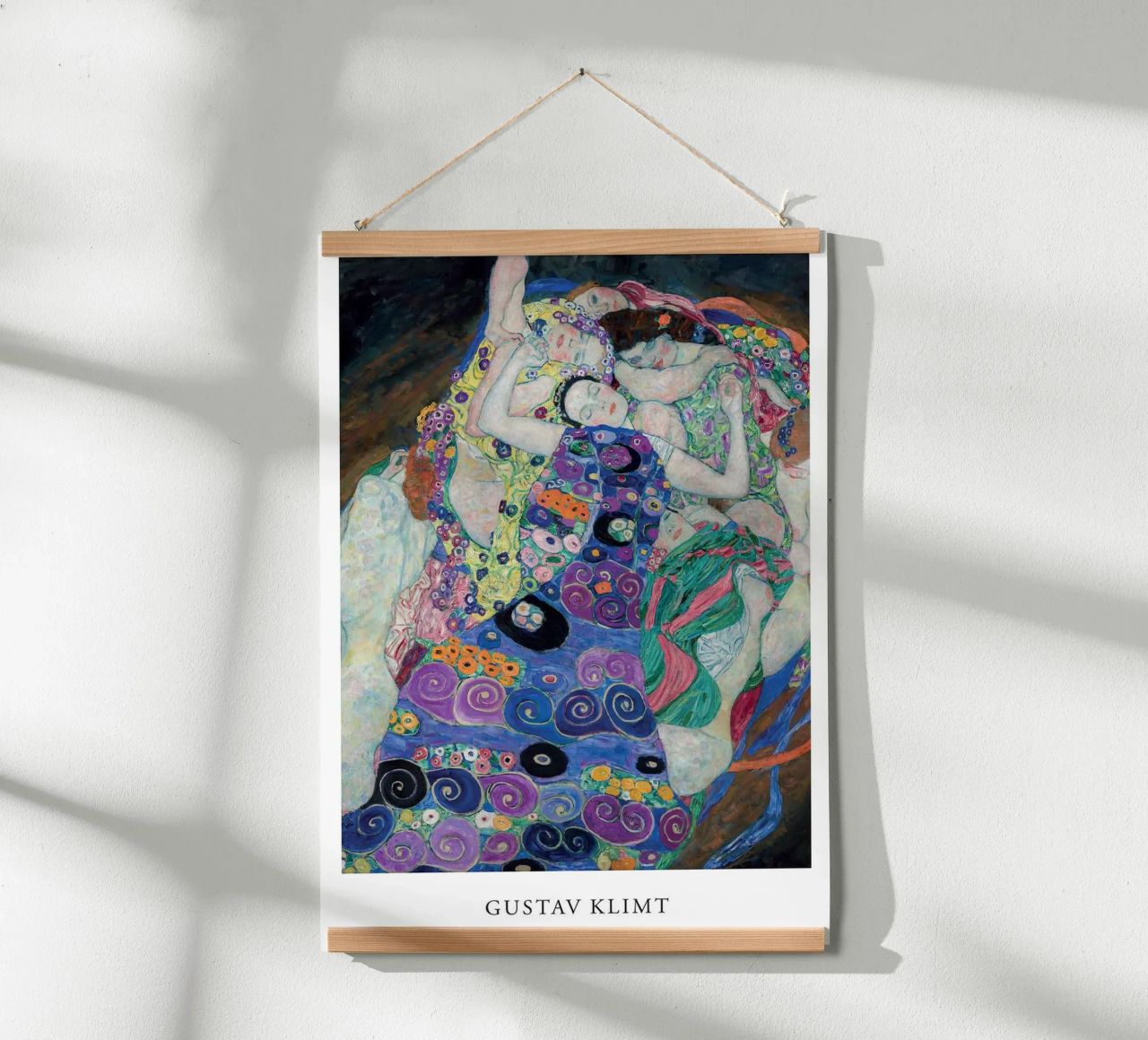 The Virgin by Gustav Klimt Poster von Super Art
