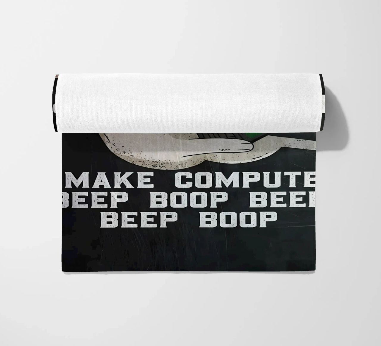 gatto computer portatile testo umorismo animale tecnologia cartone animato mem telo mare da Ashish Kashyap