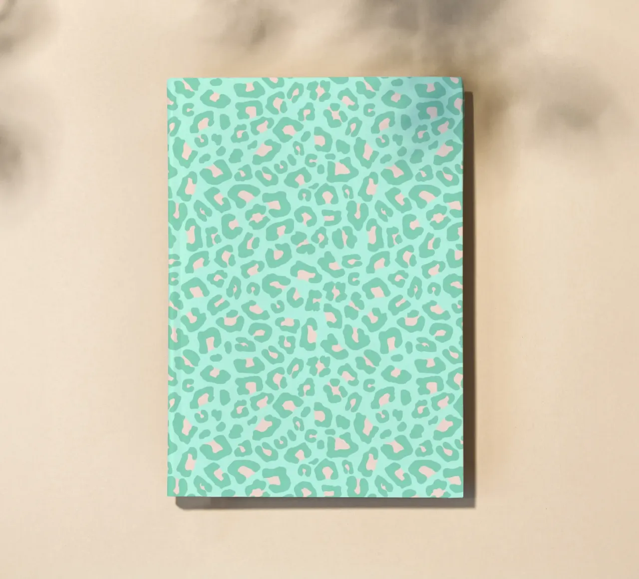 Leopard Print 2.0 Neo Mint notebook by SilverPegasus
