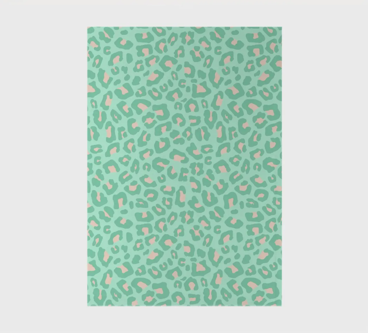 Leopard Print 2.0 Neo Mint notebook by SilverPegasus