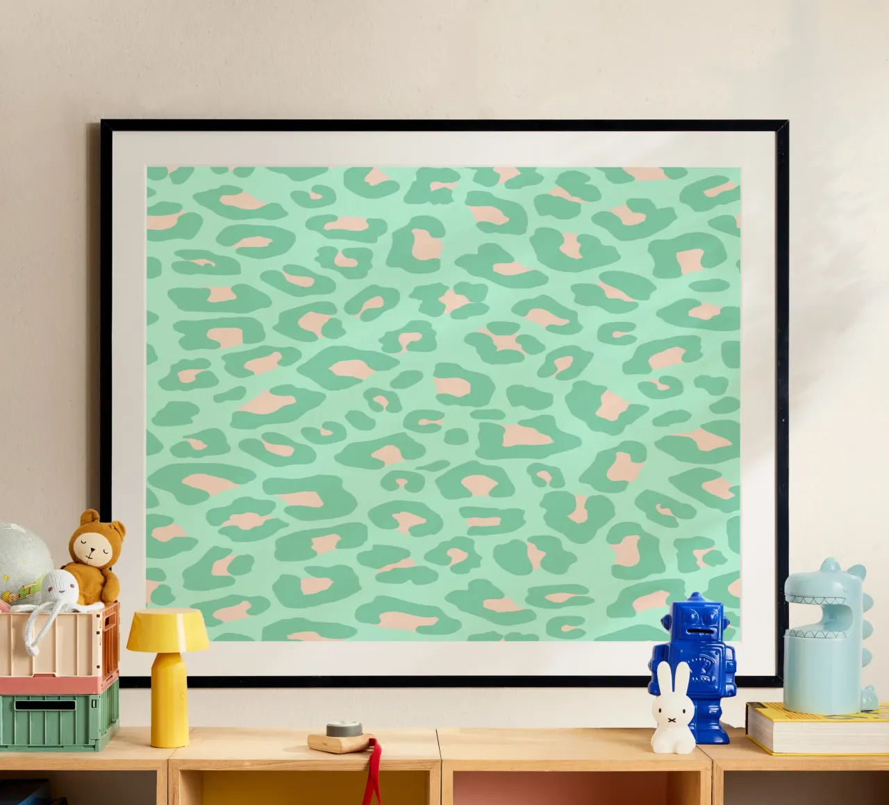 Leopard Print 2.0 Neo Mint hahnemühle by SilverPegasus