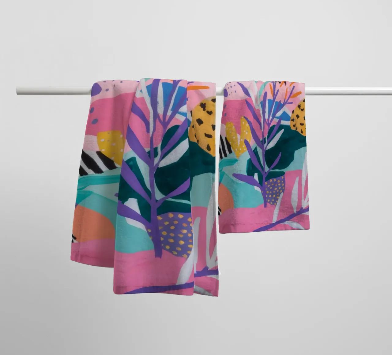 Arctic Garden Drift towel by Zep Layers