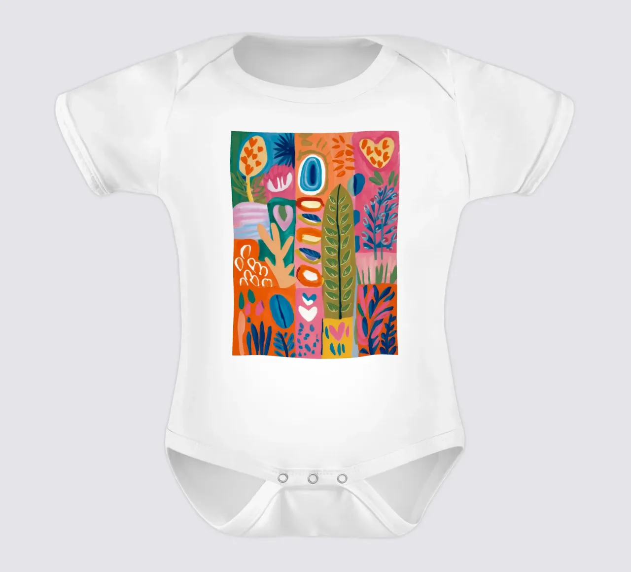 Totem des Wachstums Kurzarm Babybody von Zep Layers