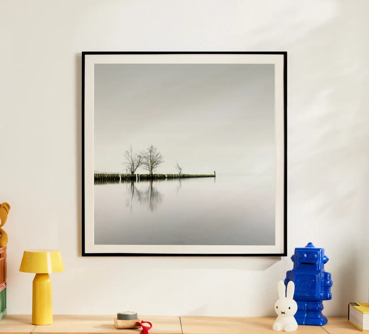 Distant On A Solitary Day | Schwielowsee 2021 Poster von Håggard Photography | Ronny Behnert