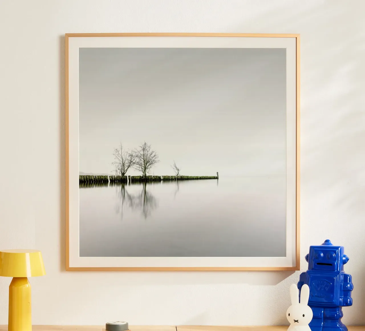 Distant On A Solitary Day | Schwielowsee 2021 Poster von Håggard Photography | Ronny Behnert