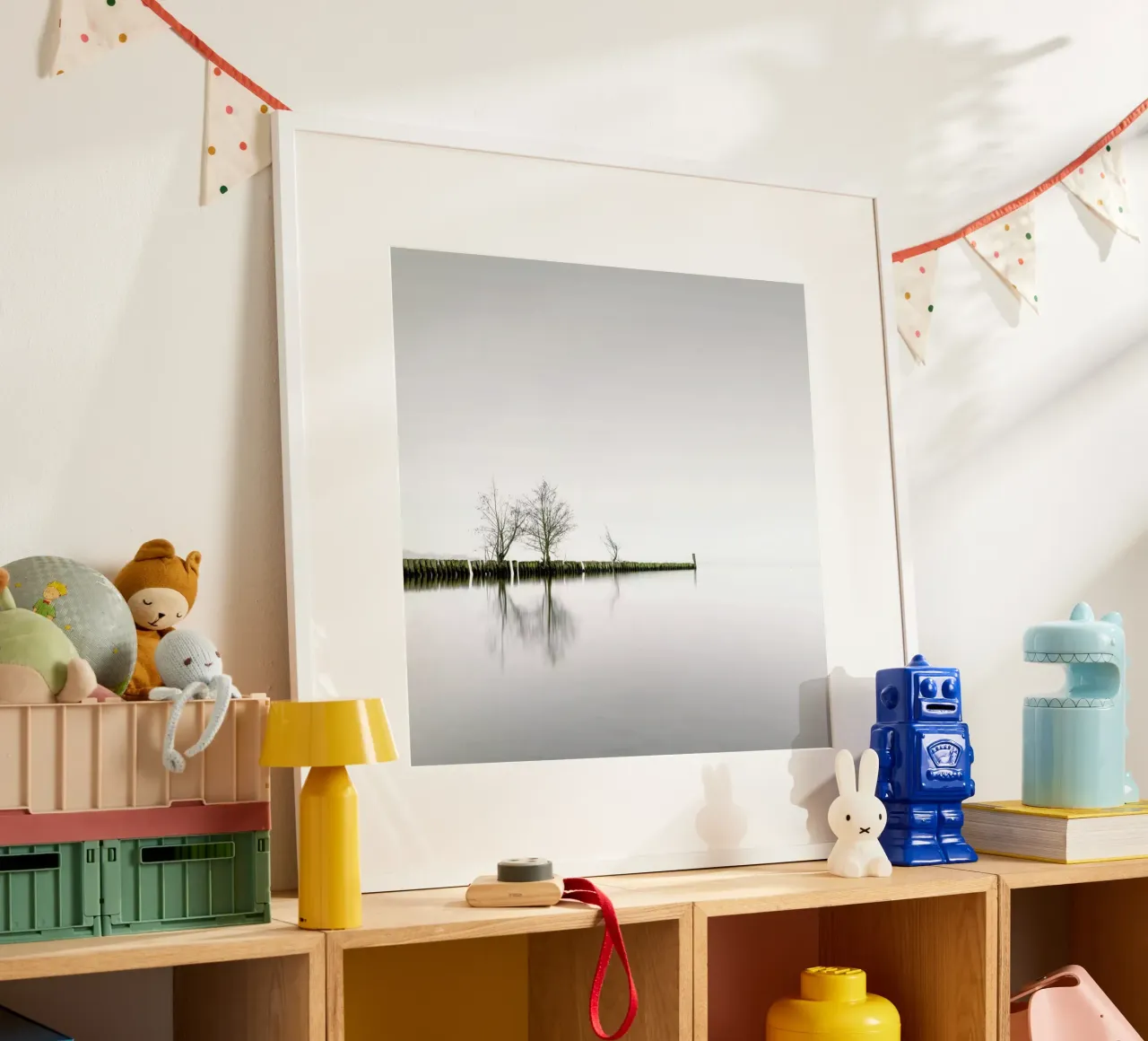 Distant On A Solitary Day | Schwielowsee 2021 Poster von Håggard Photography | Ronny Behnert