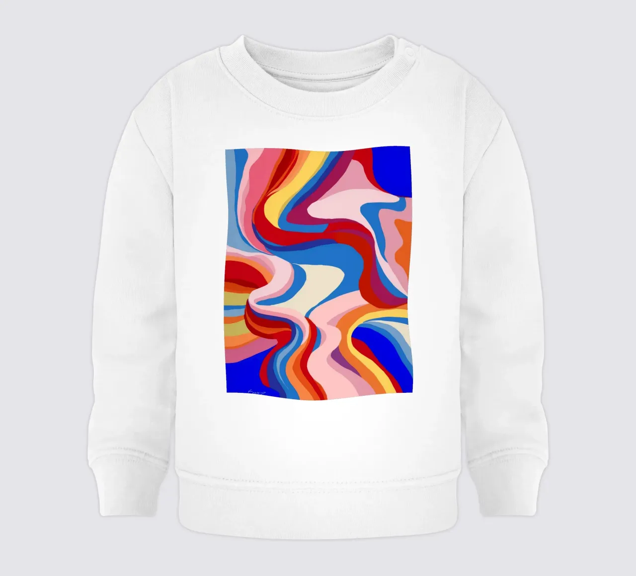 Flusso di Color Rush felpa neonato da Zep Layers
