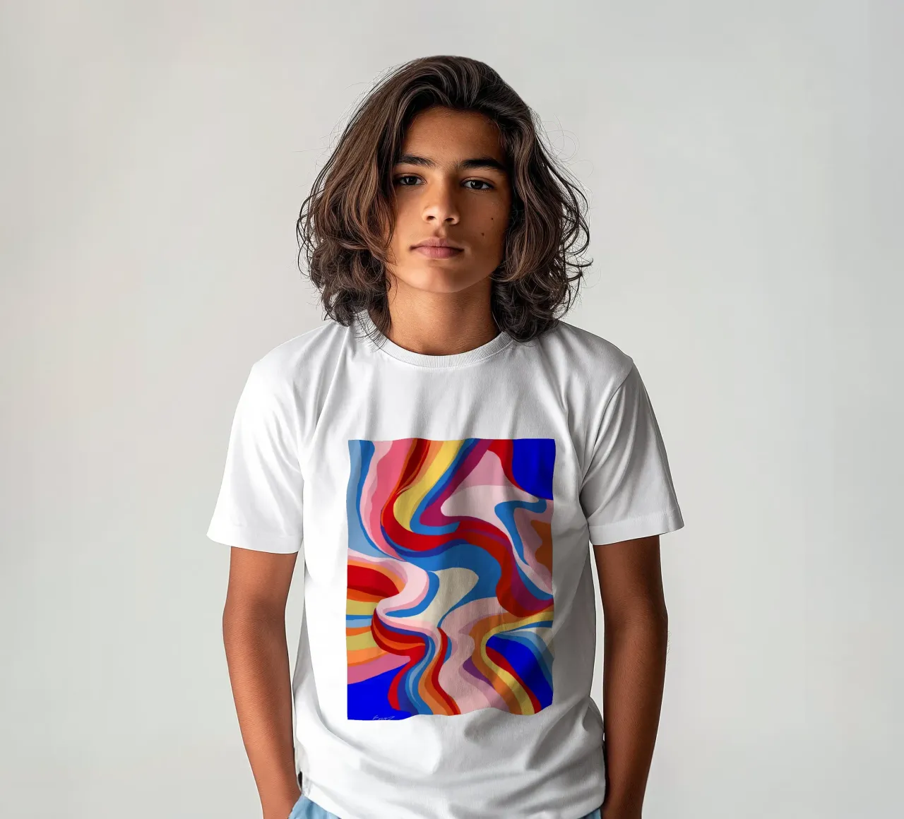 Flusso di Color Rush t-shirt bambini da Zep Layers
