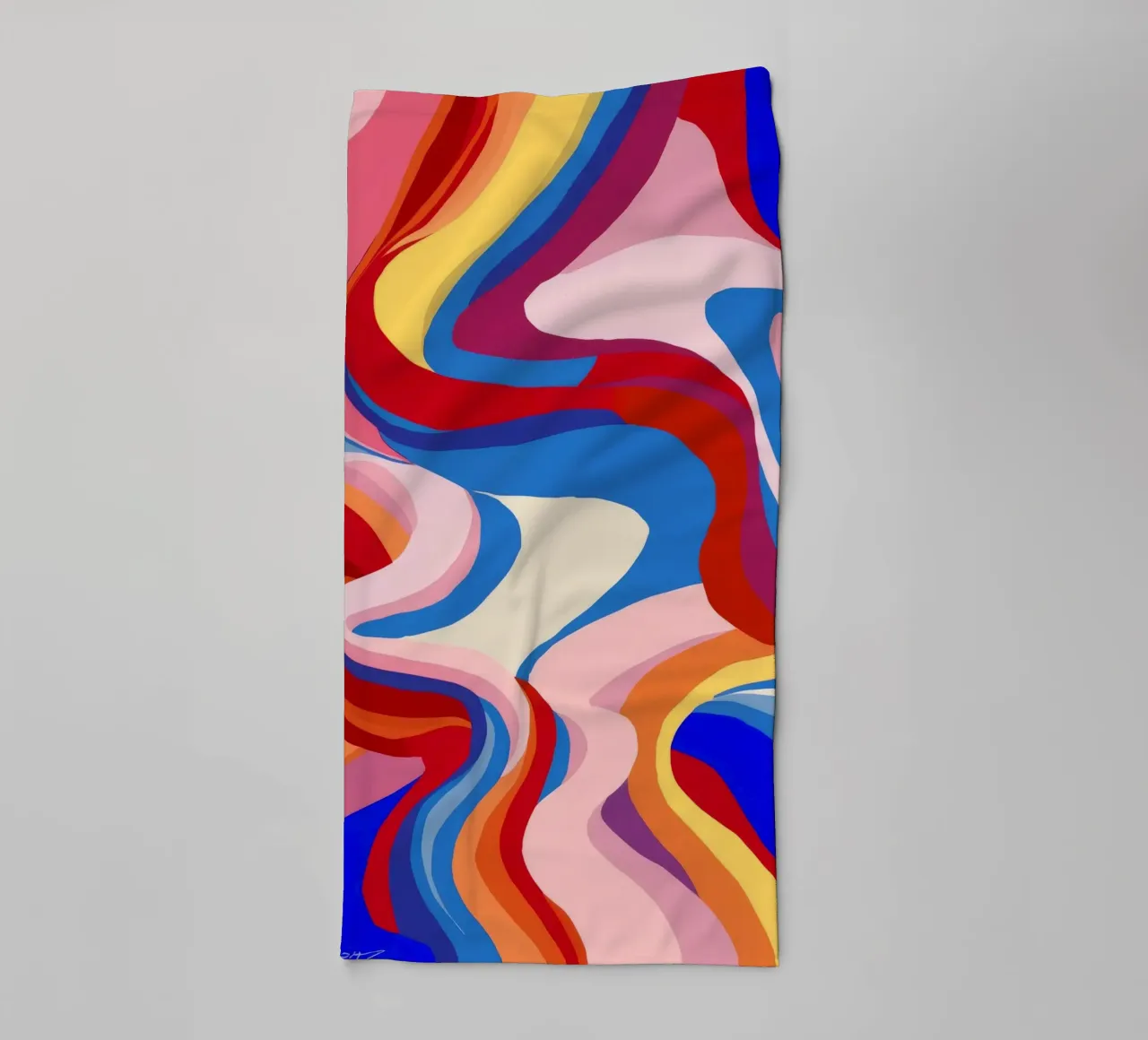 Flusso di Color Rush asciugamano da bagno da Zep Layers