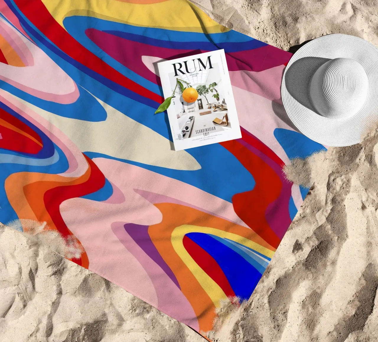 Flusso di Color Rush telo mare da Zep Layers