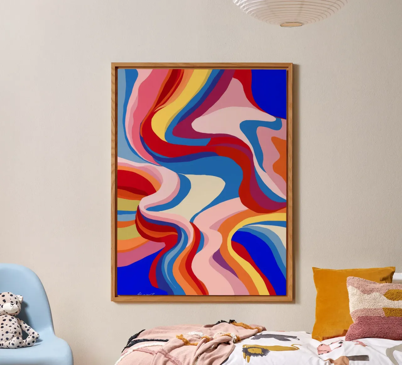 Flusso di Color Rush alluminio dibond da Zep Layers