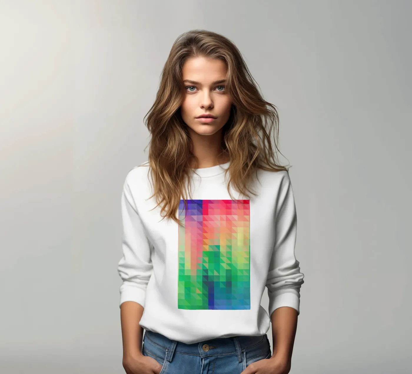 Triangular sweatshirt by Three Of The Possessed