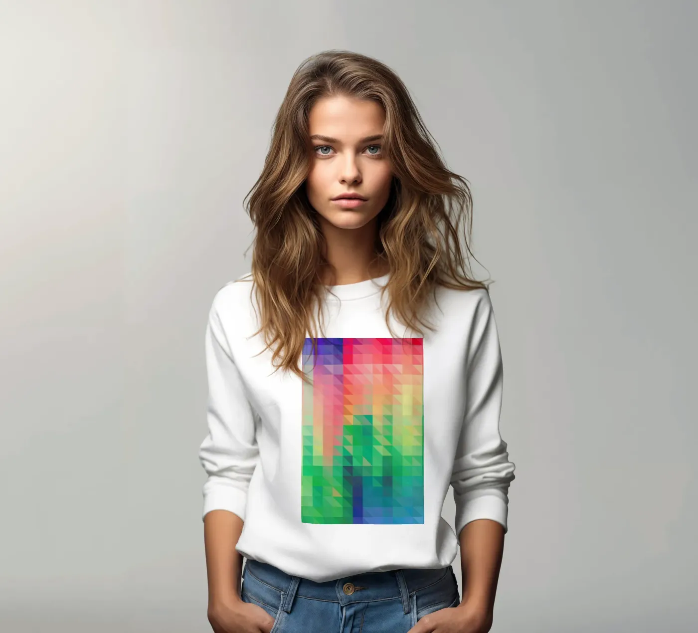 Triangular sweatshirt by Three Of The Possessed