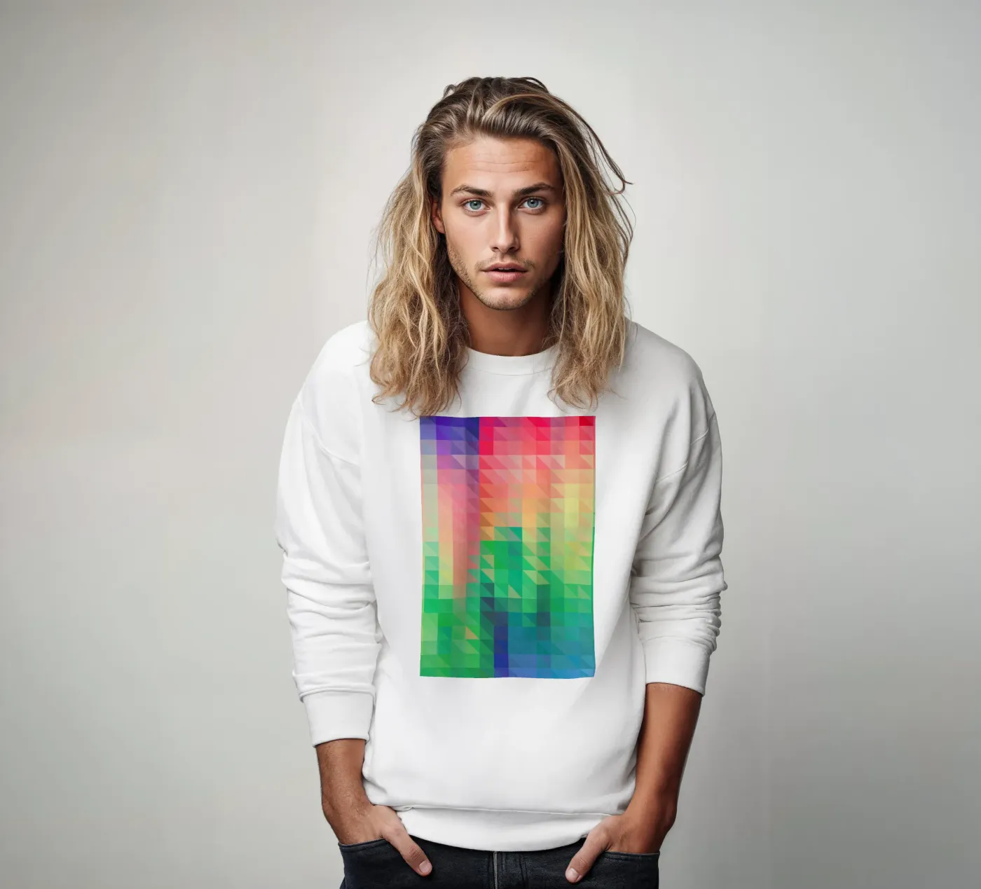 Triangular sweatshirt by Three Of The Possessed