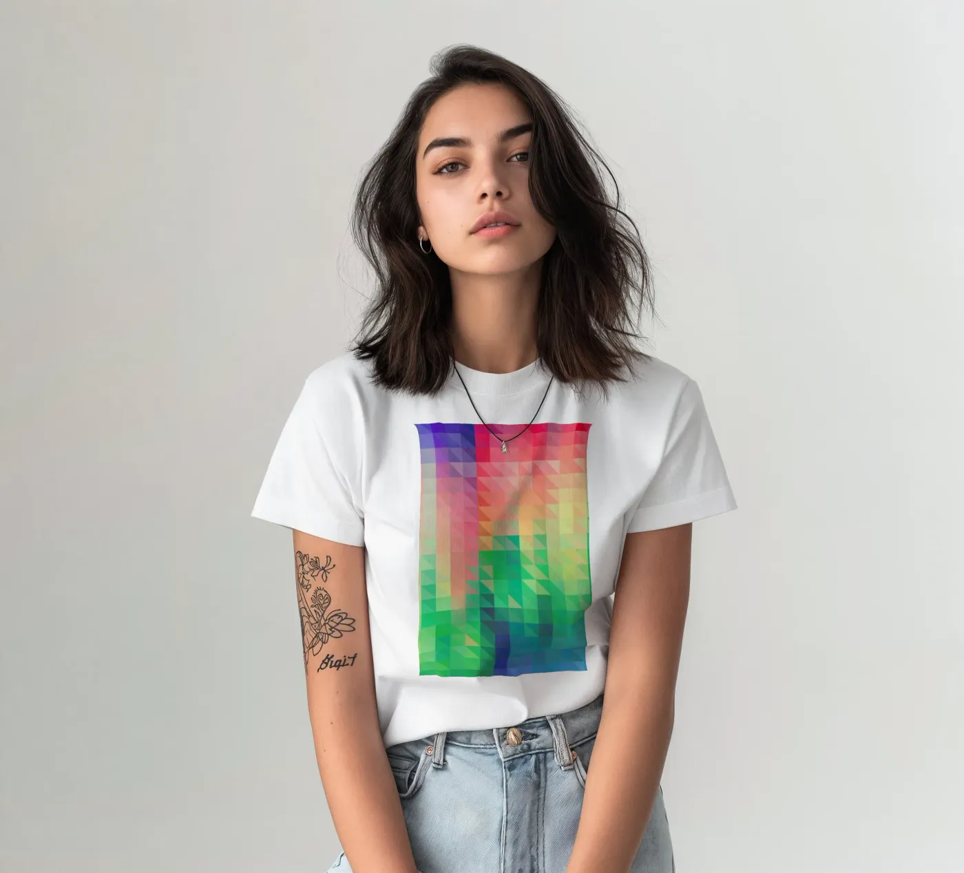 Triangular t-shirt van Three Of The Possessed