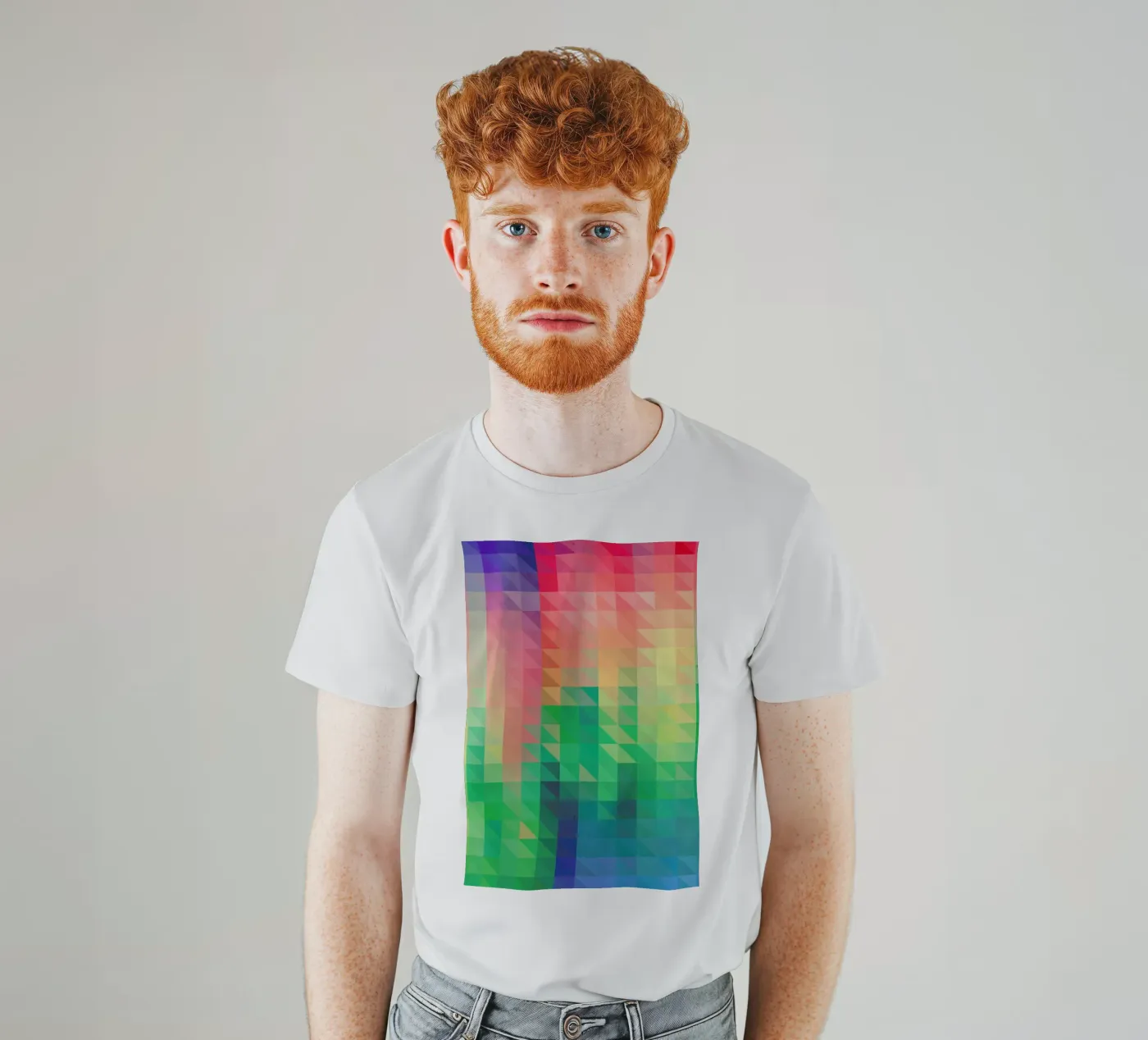 Triangular t-shirt van Three Of The Possessed