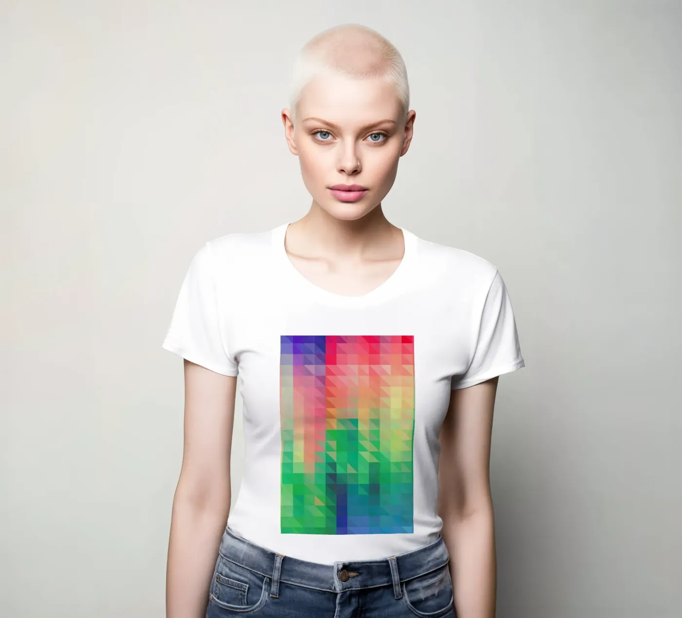 Triangular dames t-shirt getailleerd van Three Of The Possessed