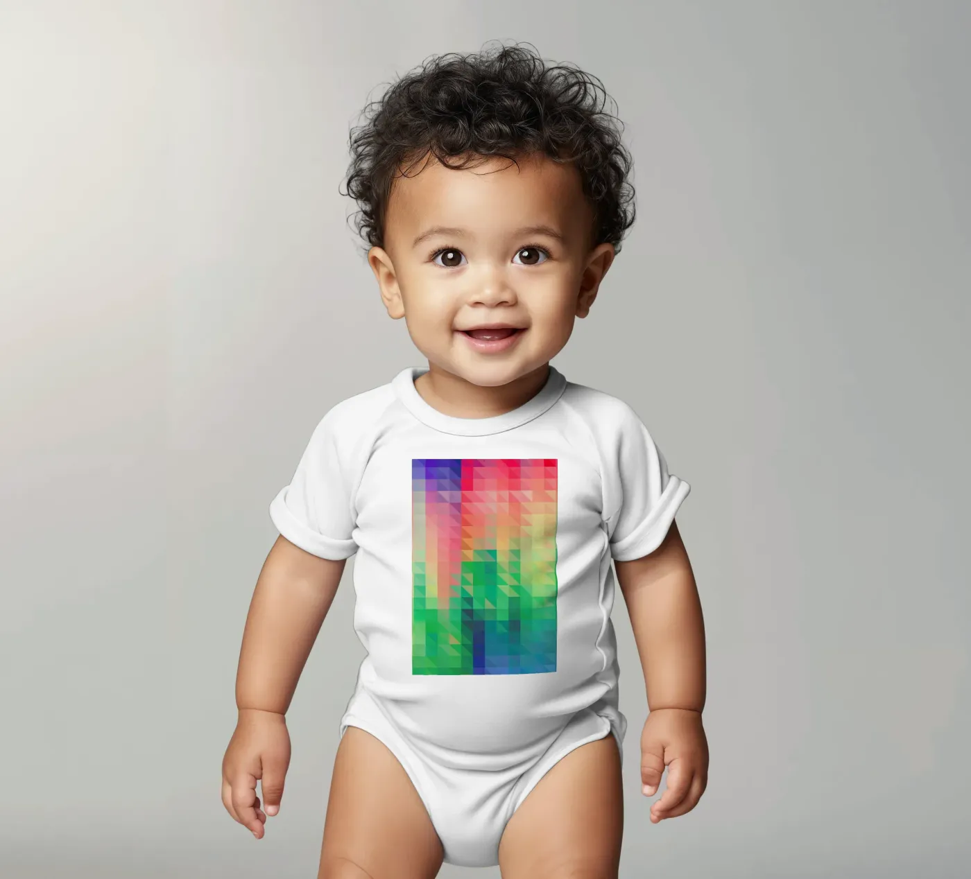 Triangular Kurzarm Babybody von Three Of The Possessed