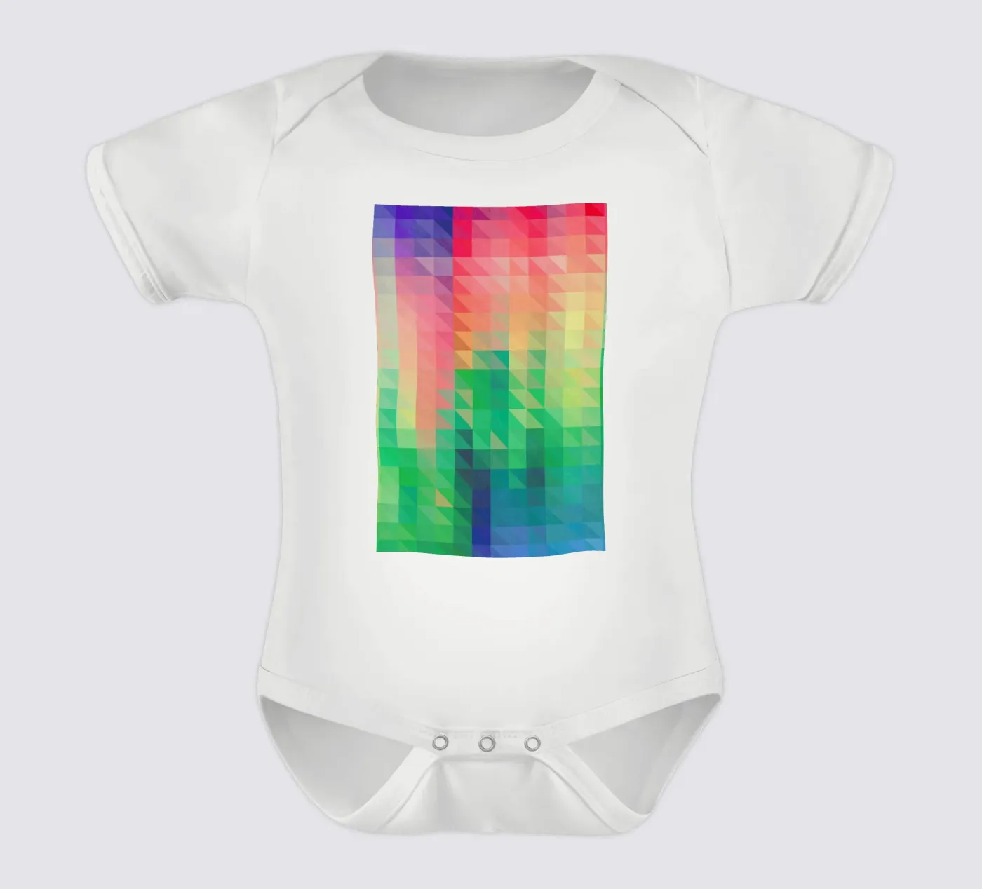 Triangular Kurzarm Babybody von Three Of The Possessed