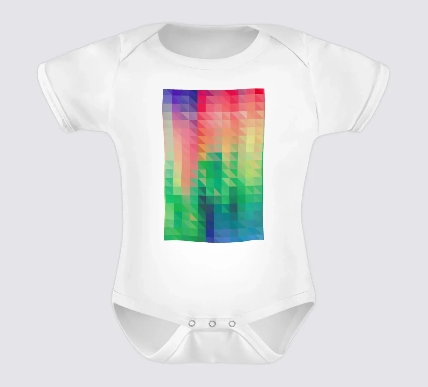 Triangular Kurzarm Babybody von Three Of The Possessed