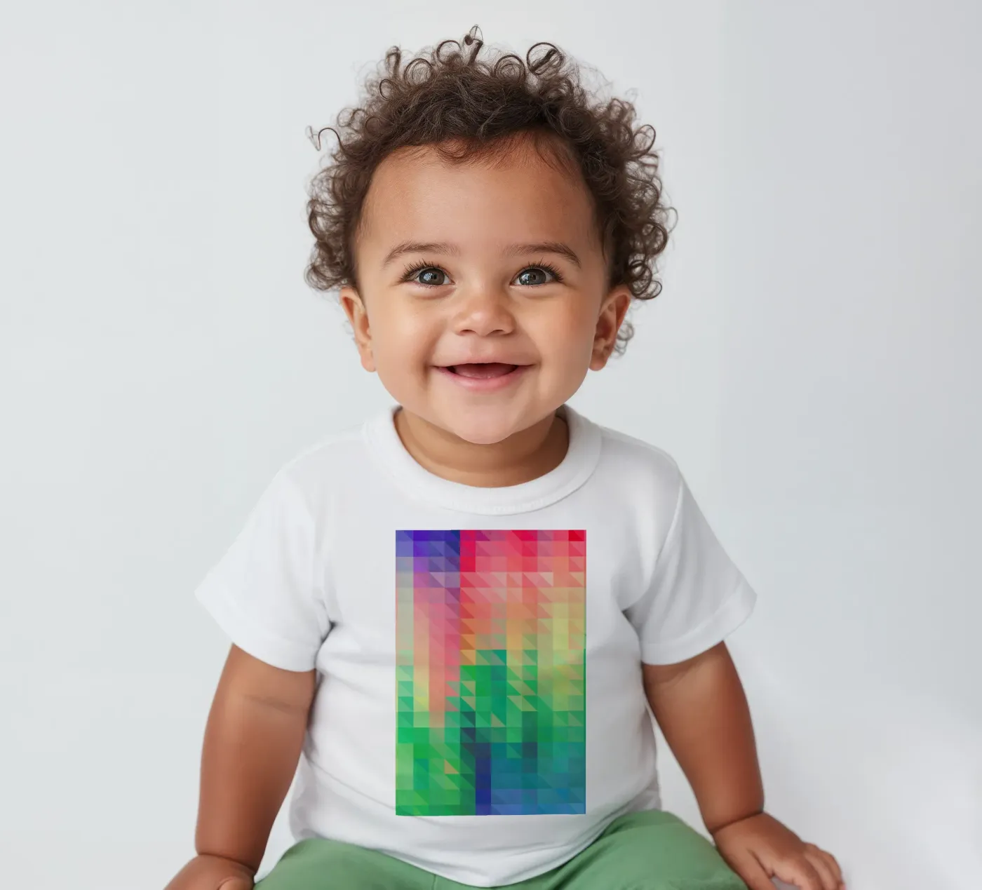 Triangular t-shirt pour bébé de Three Of The Possessed