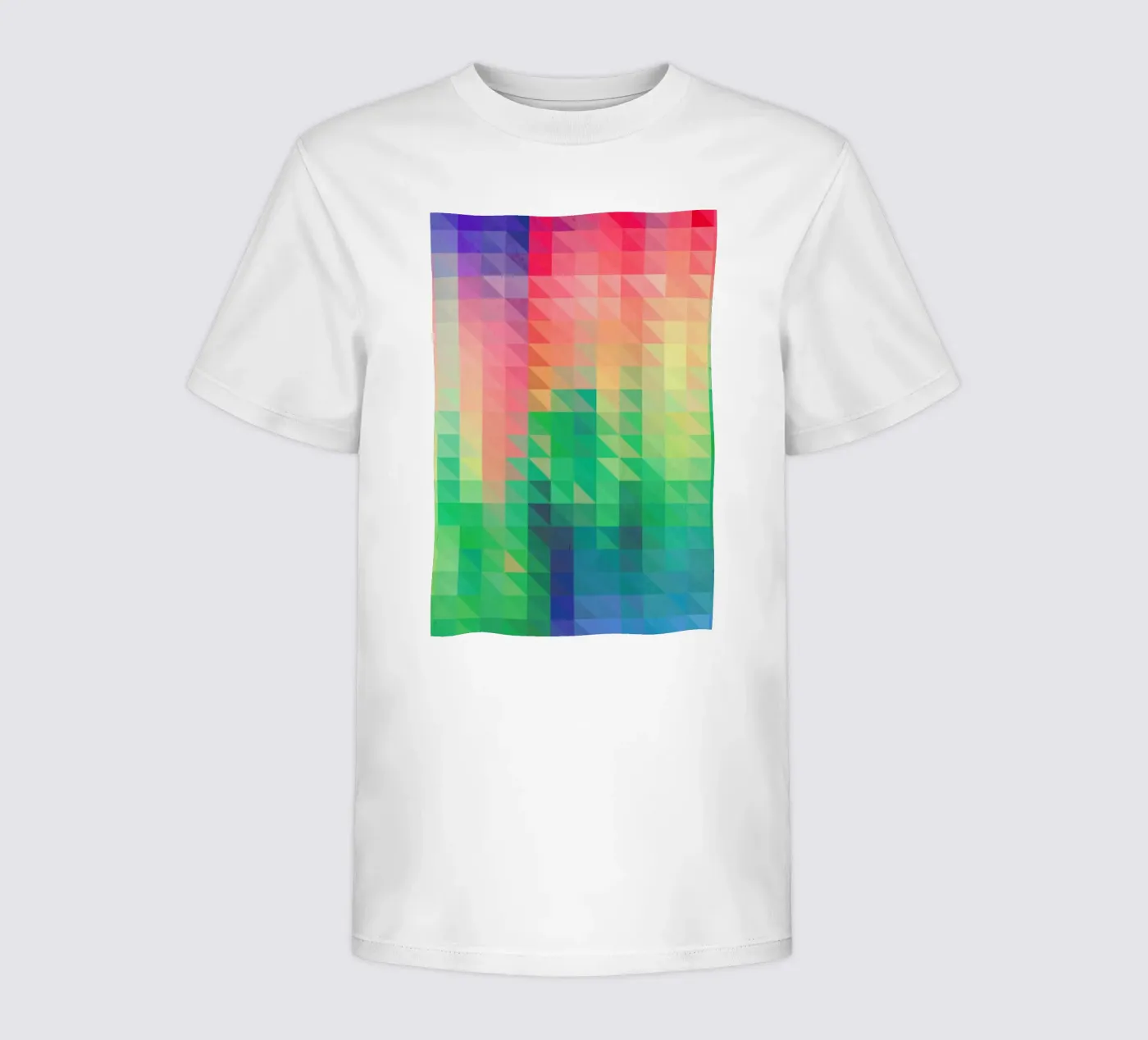 Triangular kids t-shirt by Three Of The Possessed