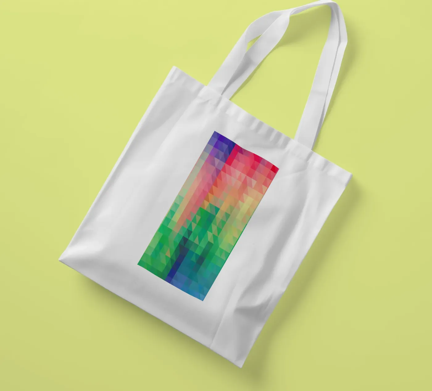 Triangular tote bag by Three Of The Possessed