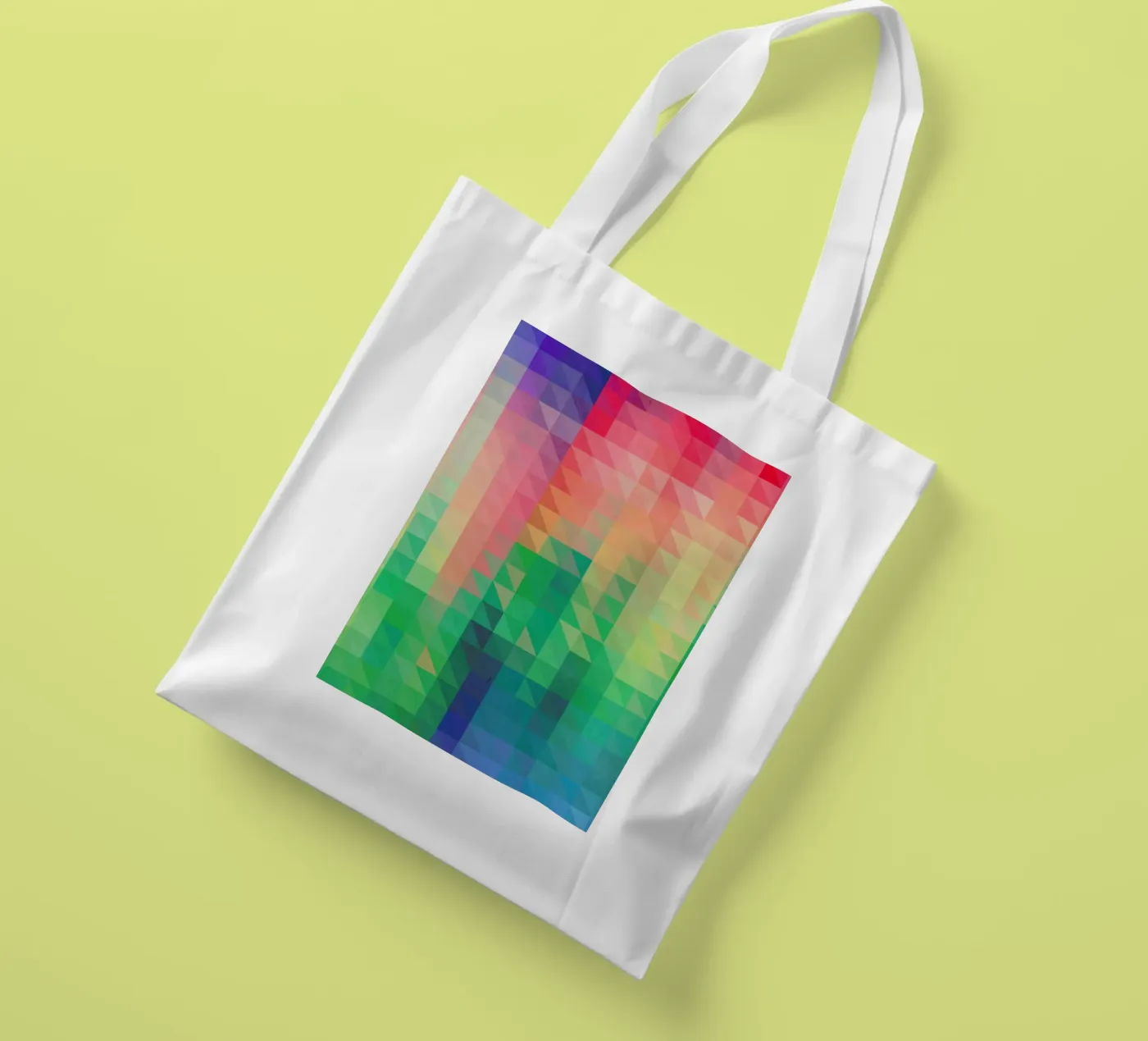 Triangular tote bag by Three Of The Possessed