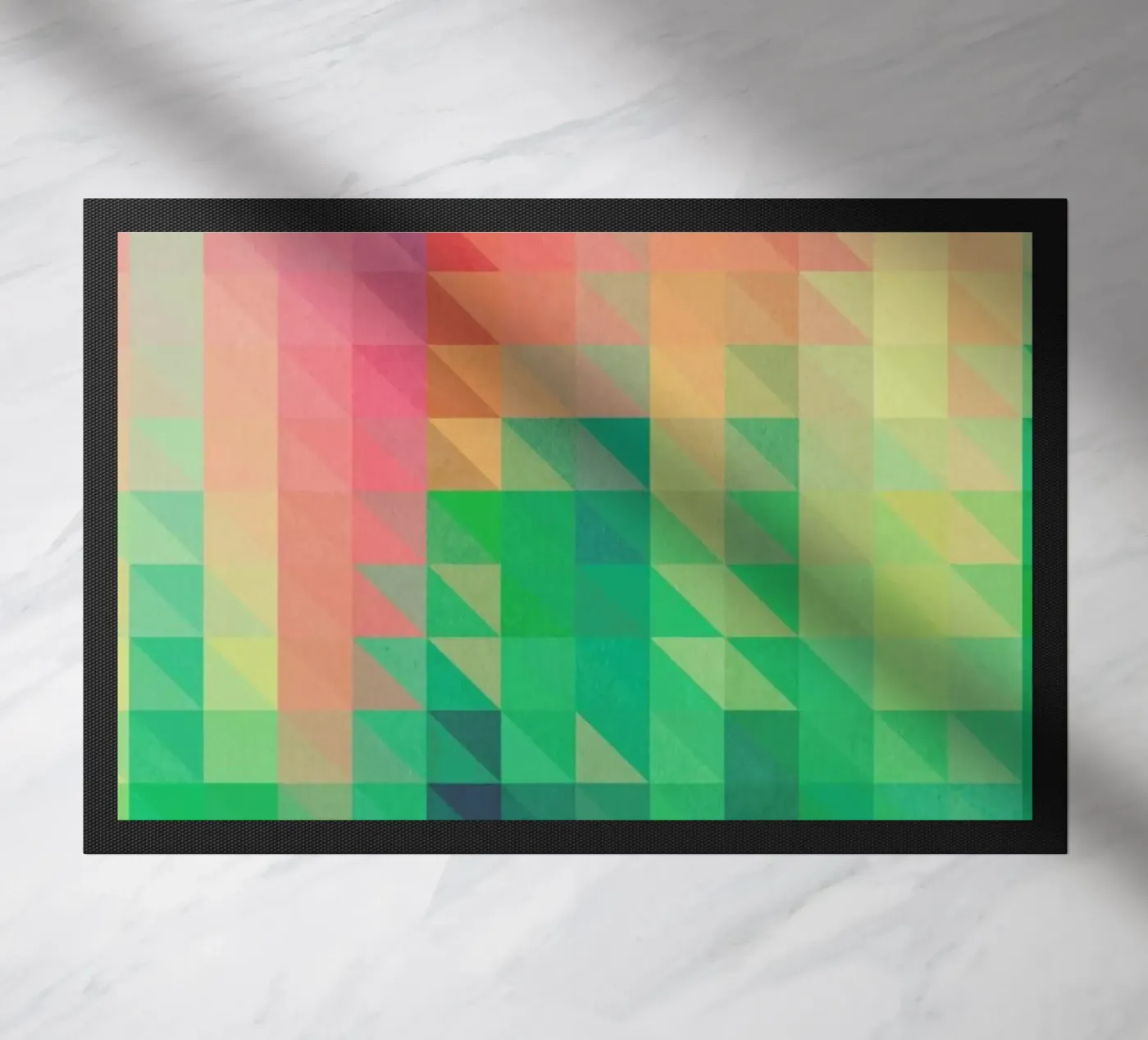 Triangular Fußmatte von Three Of The Possessed