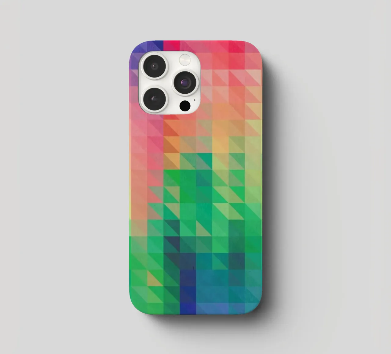 Triangular iphone case by Three Of The Possessed