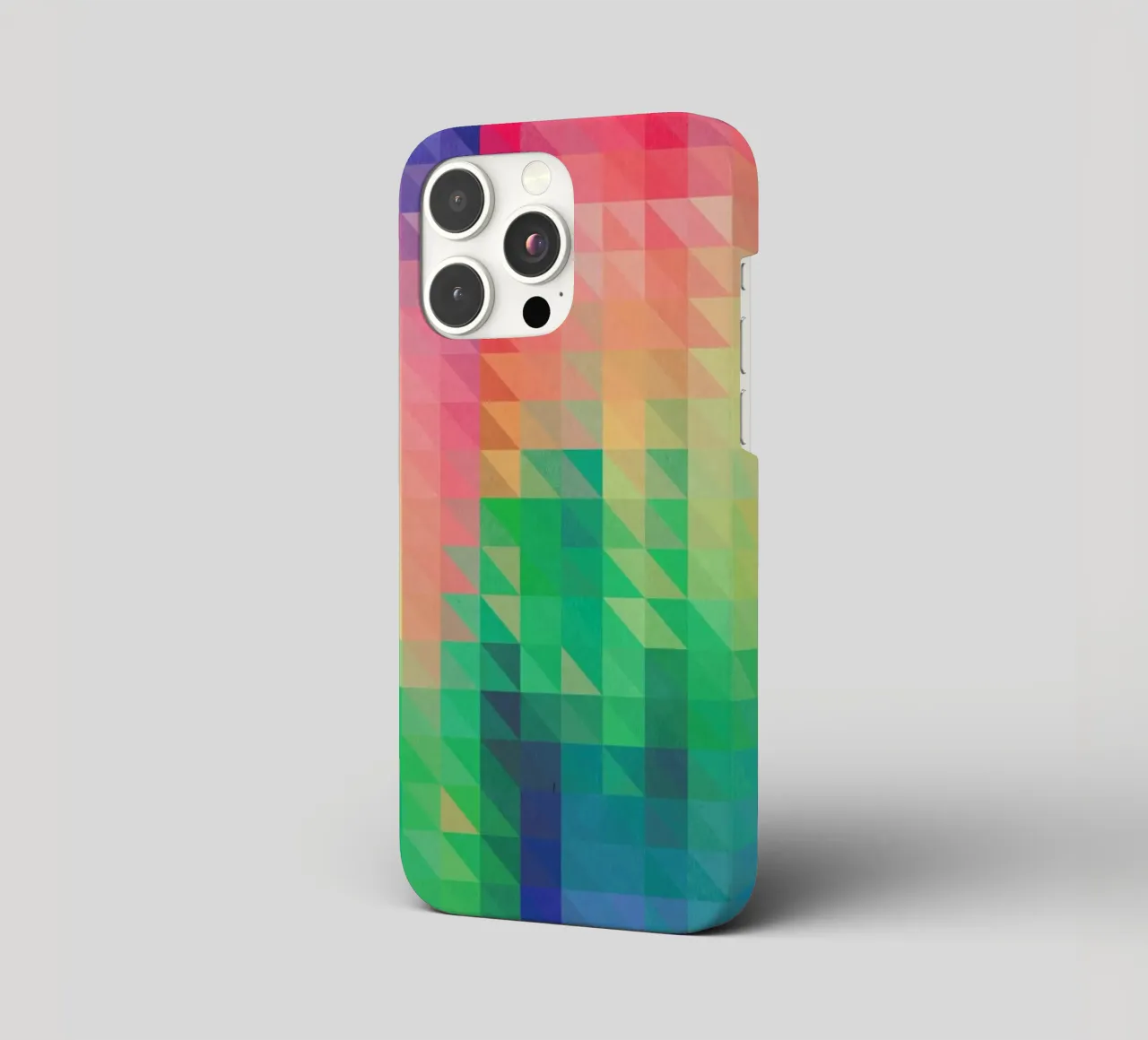 Triangular iphone case by Three Of The Possessed