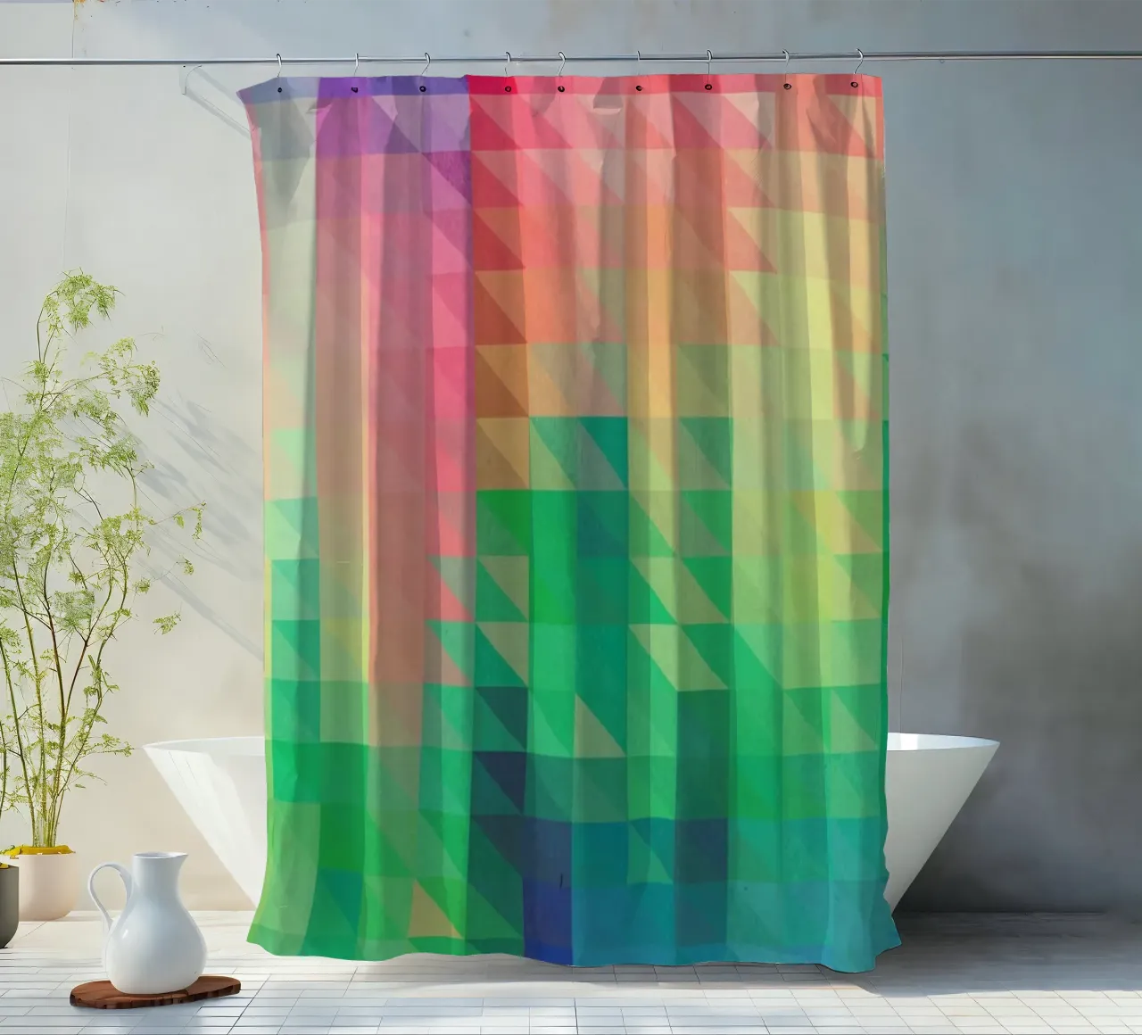 Triangular Duschvorhang von Three Of The Possessed