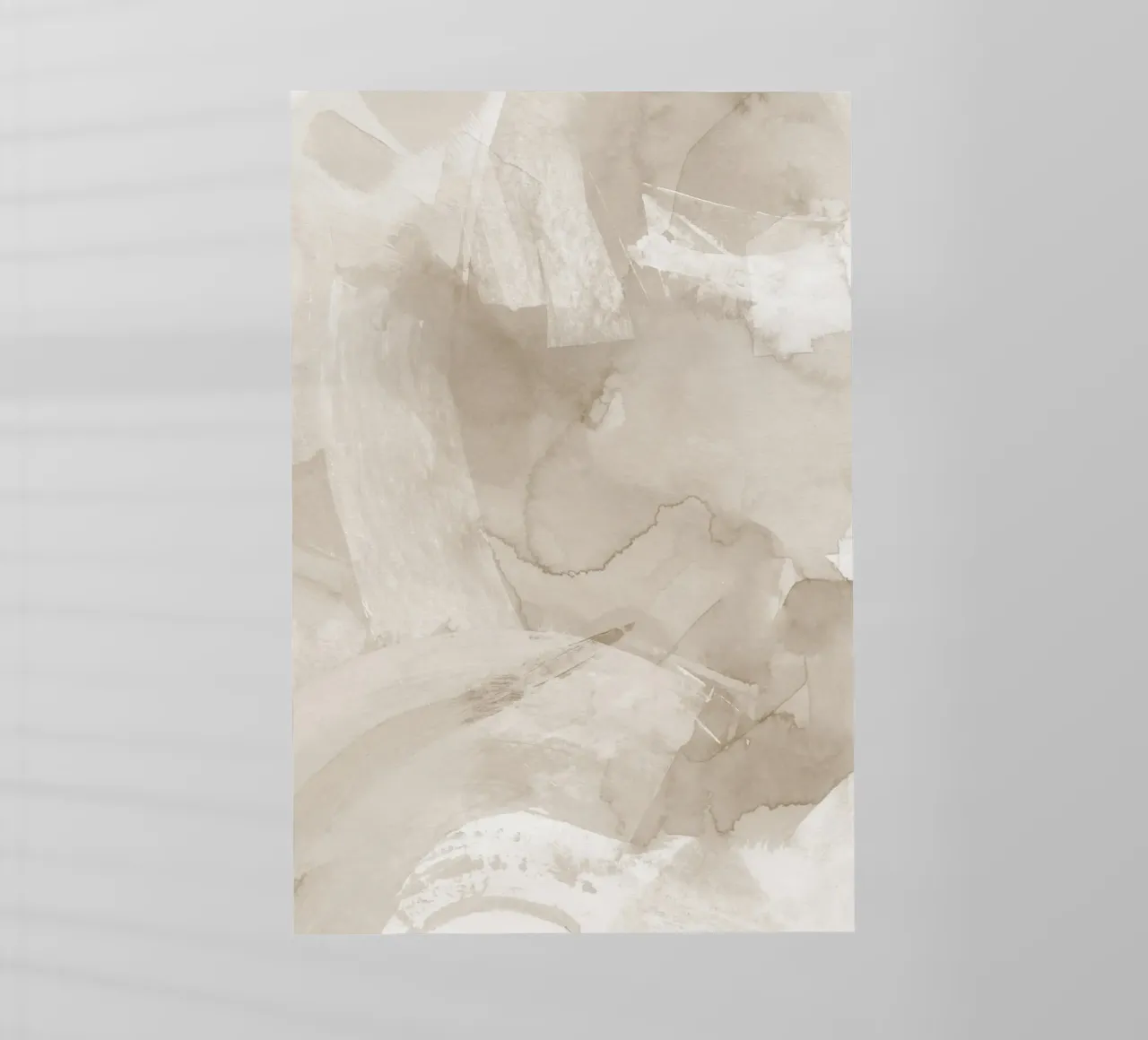 Pennellate di beige 4 pellicola backlit da NouveauPrints